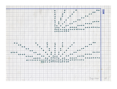 Luis Jacob, Dot Drawing, 1990.